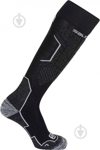 Носки Salomon IMPACT L39246200 р. 39-41 черно-серый - фото 2 Носки Salomon IMPACT L39246200 р. 39-41 черно-серый - фото 2
