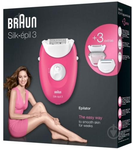 Епілятор Braun 3 SE 3-410 - фото 10 Епілятор Braun 3 SE 3-410 - фото 10