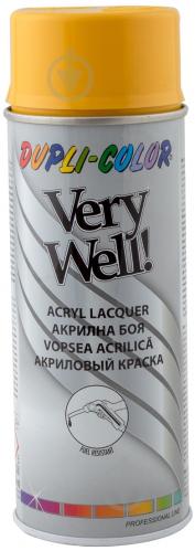 Емаль аерозольна Dupli-Color Very Well RAL 1004 золотисто-жовтий глянець 400 мл - фото 2 Емаль аерозольна Dupli-Color Very Well RAL 1004 золотисто-жовтий глянець 400 мл - фото 2