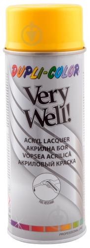 Емаль аерозольна Dupli-Color Very Well RAL 1021 жовтий глянець 400 мл - фото 2 Емаль аерозольна Dupli-Color Very Well RAL 1021 жовтий глянець 400 мл - фото 2