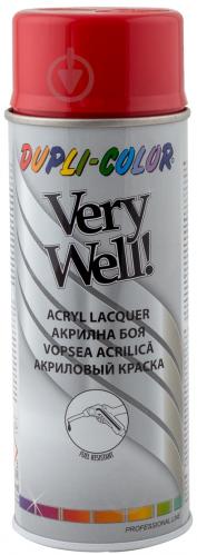 Емаль аерозольна Dupli-Color Very Well RAL 3002 кармінно-червоний глянець 400 мл - фото 2 Емаль аерозольна Dupli-Color Very Well RAL 3002 кармінно-червоний глянець 400 мл - фото 2