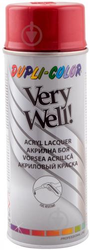 Емаль аерозольна Dupli-Color Very Well RAL 3003 рубіново-червоний глянець 400 мл - фото 2 Емаль аерозольна Dupli-Color Very Well RAL 3003 рубіново-червоний глянець 400 мл - фото 2