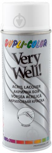 Емаль аерозольна Dupli-Color Very Well RAL 9003 сигнально-білий глянець 400 мл - фото 2 Емаль аерозольна Dupli-Color Very Well RAL 9003 сигнально-білий глянець 400 мл - фото 2