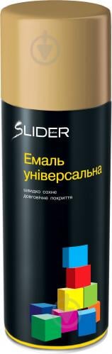 Емаль аерозольна RAL1001 SLIDER бежевий глянець 400 мл - фото 2 Емаль аерозольна RAL1001 SLIDER бежевий глянець 400 мл - фото 2