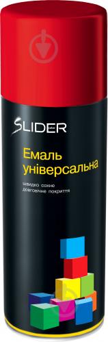 Емаль аерозольна RAL3020 SLIDER червоний глянець 400 мл - фото 2 Емаль аерозольна RAL3020 SLIDER червоний глянець 400 мл - фото 2