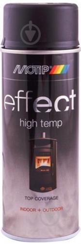Фарба аерозольна Motip Deco Effect високотемпературна чорний 400 мл - фото 2 Фарба аерозольна Motip Deco Effect високотемпературна чорний 400 мл - фото 2