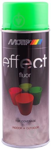 Фарба аерозольна Motip Deco Effect флуоресцентна зелений 400 мл - фото 2 Фарба аерозольна Motip Deco Effect флуоресцентна зелений 400 мл - фото 2