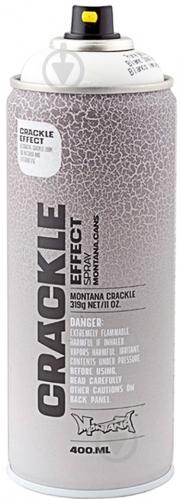 Фарба аерозольна Montana CRACKLE EFFECT білосніжний мат 400 мл - фото 2 Фарба аерозольна Montana CRACKLE EFFECT білосніжний мат 400 мл - фото 2