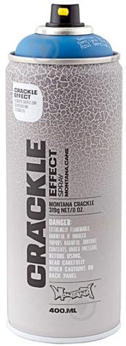 Краска аэрозольная Montana CRACKLE EFFECT горечавка синяя мат 400 мл - фото 2 Краска аэрозольная Montana CRACKLE EFFECT горечавка синяя мат 400 мл - фото 2