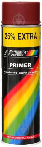 Грунт аэрозольный Primer Motip красный 500 мл - фото 2 Грунт аэрозольный Primer Motip красный 500 мл - фото 2