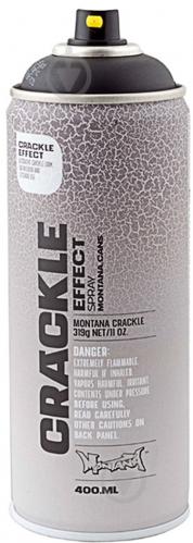 Краска аэрозольная Montana CRACKLE EFFECT черный мат 400 мл - фото 2 Краска аэрозольная Montana CRACKLE EFFECT черный мат 400 мл - фото 2