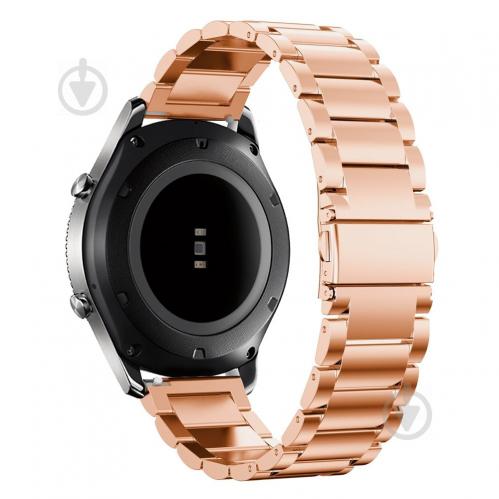 ᐉ Браслет BeWatch для Amazfit Stratos | Pace | GTR 47mm | GTR 2 22мм  стальной классический Rose Gold (1020438) • Купить в Киеве, Украине •  Лучшая цена в Эпицентре