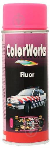 Эмаль аэрозольная Fluor ColorWorks розовый 400 мл - фото 2 Эмаль аэрозольная Fluor ColorWorks розовый 400 мл - фото 2