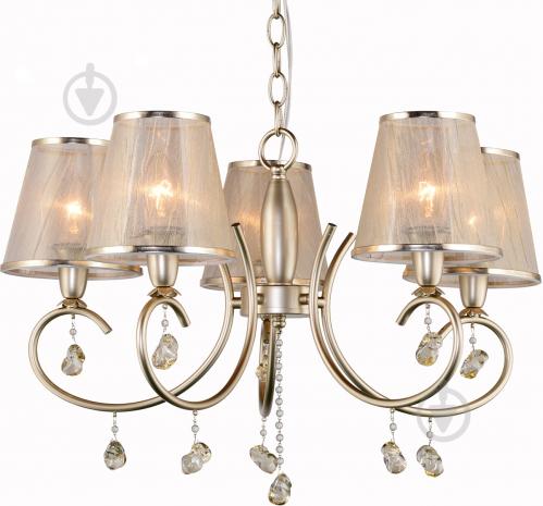 Люстра подвесная Victoria Lighting 5x40 Вт E14 шампань/бронза Edit - фото 5 Люстра подвесная Victoria Lighting 5x40 Вт E14 шампань/бронза Edit - фото 5