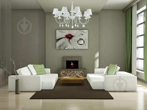 Люстра підвісна Victoria Lighting 8x40 Вт E14 білий Belladonna - фото 4 Люстра підвісна Victoria Lighting 8x40 Вт E14 білий Belladonna - фото 4