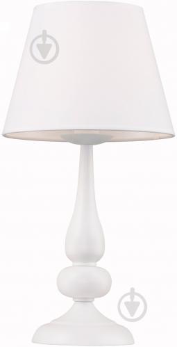 Настільна лампа декоративна Victoria Lighting 1x40 Вт E14 білий Belladonna - фото 2 Настільна лампа декоративна Victoria Lighting 1x40 Вт E14 білий Belladonna - фото 2