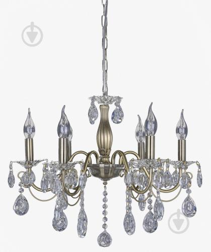 Люстра подвесная Victoria Lighting 6x40 Вт E14 бронза Candela - фото 2 Люстра подвесная Victoria Lighting 6x40 Вт E14 бронза Candela - фото 2