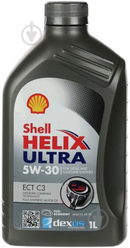 Моторное масло SHELL Helix Ultra ECT C3 5W-30 1 л (ТОВ-У505773) - фото 1