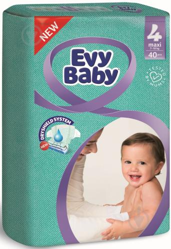 Підгузки Evy Baby економ упаковка 7-18 кг 40 шт. - фото 2 Підгузки Evy Baby економ упаковка 7-18 кг 40 шт. - фото 2