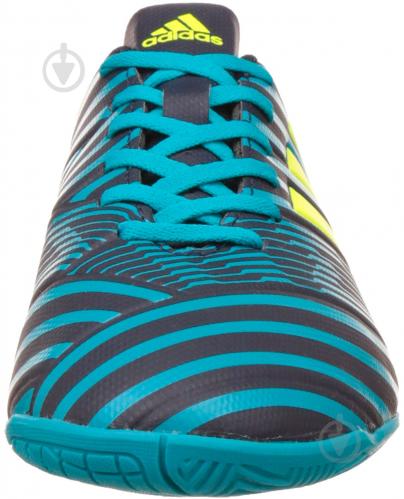 Футбольные бутсы Adidas Nemeziz IN S82472 р. 10 черно-синий с зеленым - фото 12 Футбольные бутсы Adidas Nemeziz IN S82472 р. 10 черно-синий с зеленым - фото 12