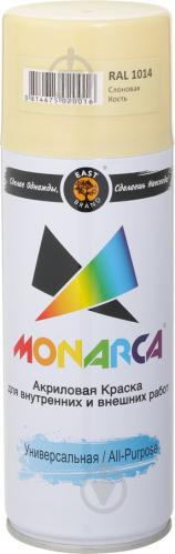 Краска MONARCA аэрозольная универсальная RAL 1014 слоновая кость глянец 520 мл 270 г - фото 3 Краска MONARCA аэрозольная универсальная RAL 1014 слоновая кость глянец 520 мл 270 г - фото 3