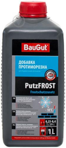 Протиморозна добавка BauGut PutzFROST 1 л - фото 2 Протиморозна добавка BauGut PutzFROST 1 л - фото 2