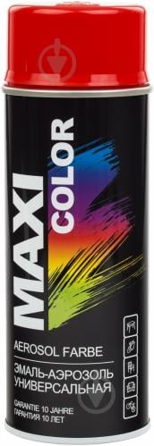 Емаль аерозольна RAL 3020 Maxi Color червоний 400 мл - фото 3 Емаль аерозольна RAL 3020 Maxi Color червоний 400 мл - фото 3