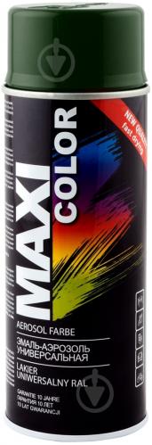 Эмаль аэрозольная RAL 6009 Maxi Color зелена ялинка 400 мл - фото 2 Эмаль аэрозольная RAL 6009 Maxi Color зелена ялинка 400 мл - фото 2