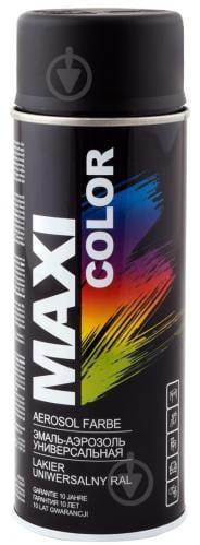 Эмаль аэрозольная RAL 9005 Maxi Color черный мат 400 мл - фото 3 Эмаль аэрозольная RAL 9005 Maxi Color черный мат 400 мл - фото 3