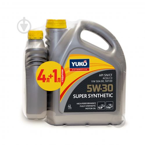 Моторное масло YUKO SUPER SYNTHETIC 5W-30 5 л - фото 1