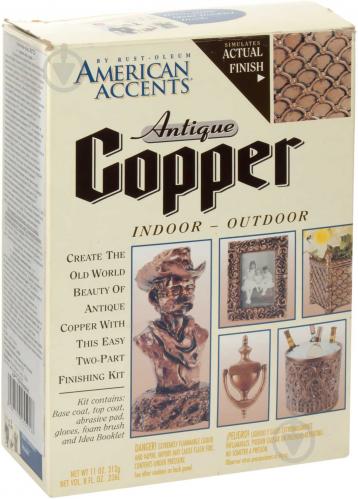 Набір декоративний Antique Copper Rust Oleum антична мідь 576 г - фото 5 Набір декоративний Antique Copper Rust Oleum антична мідь 576 г - фото 5