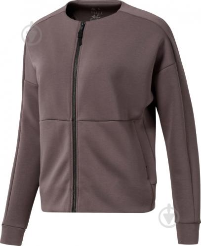 Джемпер Reebok TS Full-Zip Coverup р. L темно-серый D93920 - фото 3 Джемпер Reebok TS Full-Zip Coverup р. L темно-серый D93920 - фото 3