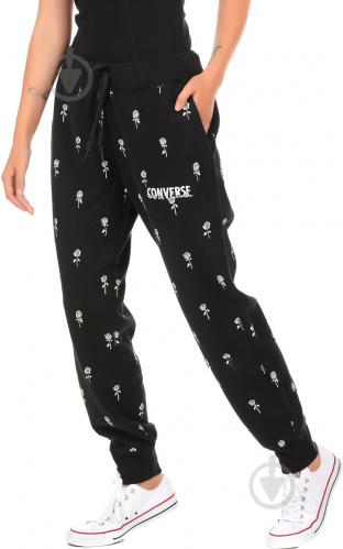 Брюки Converse Essentials Roses Print Pant р. M черный 10007098-001 - фото 7 Брюки Converse Essentials Roses Print Pant р. M черный 10007098-001 - фото 7