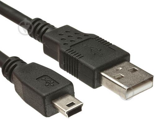 Кабель PowerPlant USB – miniUSB 0.5 м (KD00AS1219) USB 2.0 AM – Mini - фото 1
