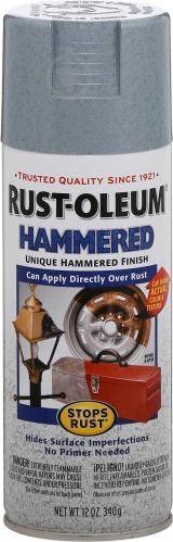 Краска аэрозольная антикоррозионная Hammered Rust Oleum светло-голубой 340 г - фото 2 Краска аэрозольная антикоррозионная Hammered Rust Oleum светло-голубой 340 г - фото 2