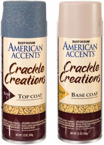 Набор декоративный Crackle creations Rust Oleum синий на кремовом 340 г - фото 4 Набор декоративный Crackle creations Rust Oleum синий на кремовом 340 г - фото 4