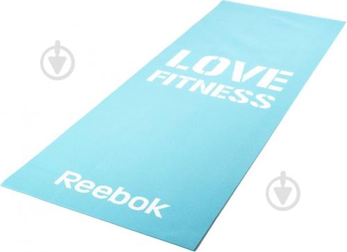 Мат гимнастический Reebok 173x53xLove Fitness RAMT-11024BLL голубой - фото 5 Мат гимнастический Reebok 173x53xLove Fitness RAMT-11024BLL голубой - фото 5
