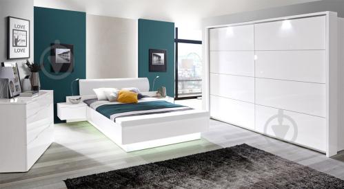 Комплект для спальні Forte Meble Starlet White STWL163 V29 160x200 см білий - фото 7 Комплект для спальні Forte Meble Starlet White STWL163 V29 160x200 см білий - фото 7
