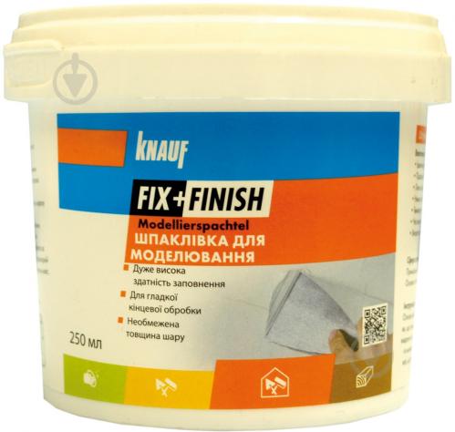 Шпаклівка Knauf F+F для моделювання 250 мл - фото 2 Шпаклівка Knauf F+F для моделювання 250 мл - фото 2