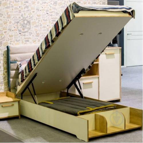 Ліжко з підйомним механізмом Aqua Rodos Youngster-Yngbed-Lift-90 90x200 см дуб небраска/платиновий білий - фото 7 Ліжко з підйомним механізмом Aqua Rodos Youngster-Yngbed-Lift-90 90x200 см дуб небраска/платиновий білий - фото 7