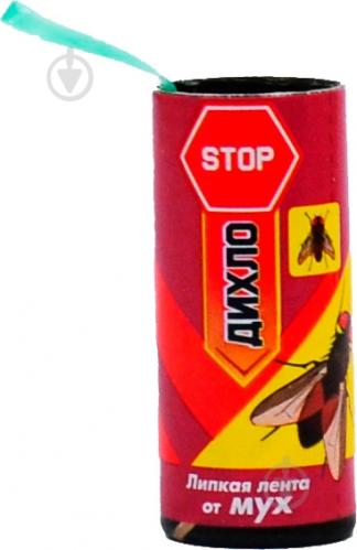 Клейка стрічка від мух «ДИХЛО STOP» - фото 2 Клейка стрічка від мух «ДИХЛО STOP» - фото 2