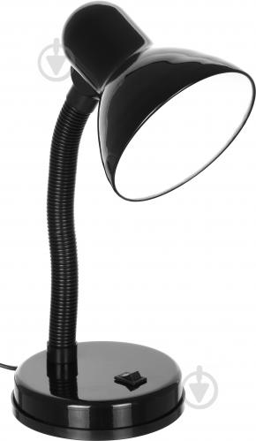 Настільна лампа офісна Accento lighting 1x40 Вт E27 чорний ALYU-DE4030-BK - фото 1