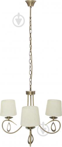 Люстра подвесная Victoria Lighting 3x40 Вт E14 античная бронза Lin/SP3 - фото 6 Люстра подвесная Victoria Lighting 3x40 Вт E14 античная бронза Lin/SP3 - фото 6