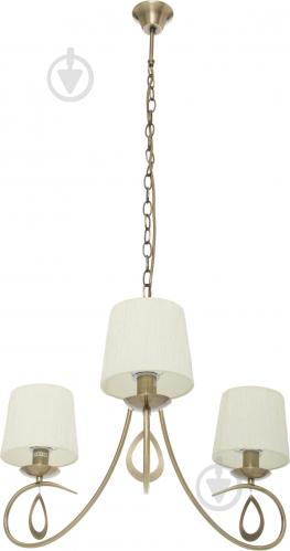Люстра подвесная Victoria Lighting 3x40 Вт E14 античная бронза Lin/SP3 - фото 5 Люстра подвесная Victoria Lighting 3x40 Вт E14 античная бронза Lin/SP3 - фото 5