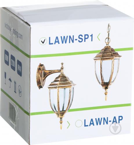 Светильник садовый Victoria Lighting 60 Вт IP44 античная латунь Lawn/SP - фото 8 Светильник садовый Victoria Lighting 60 Вт IP44 античная латунь Lawn/SP - фото 8