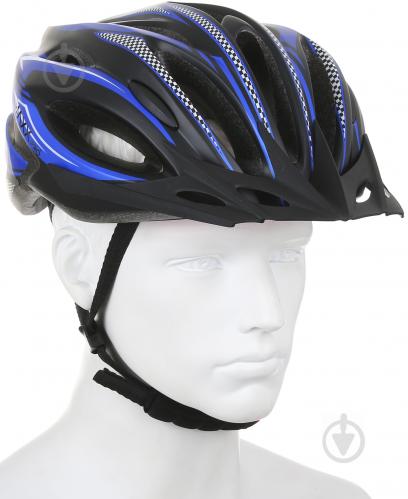 Шлем защитный MaxxPro SV21B р. 55-61 синий с черным - фото 1