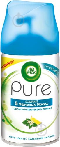 Змінний балон для автоматичного освіжувача повітря Air Wick Pure з ароматом Квітучого лимона 250 мл - фото 2 Змінний балон для автоматичного освіжувача повітря Air Wick Pure з ароматом Квітучого лимона 250 мл - фото 2
