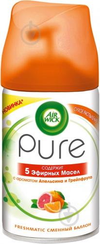 Змінний балон для автоматичного освіжувача повітря Air Wick Pure з ароматом Апельсина та грейпфрута 250 мл - фото 4 Змінний балон для автоматичного освіжувача повітря Air Wick Pure з ароматом Апельсина та грейпфрута 250 мл - фото 4