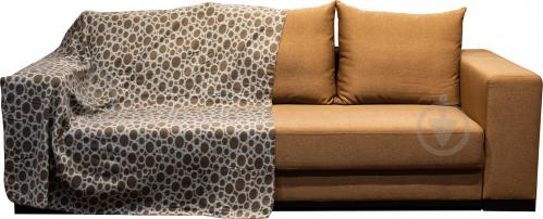 Плед Круги 150x180 см коричневый UP! (Underprice) - фото 4 Плед Круги 150x180 см коричневый UP! (Underprice) - фото 4