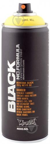 Фарба аерозольна Montana BLACK TR 1000 насичений жовтий мат 400 мл - фото 2 Фарба аерозольна Montana BLACK TR 1000 насичений жовтий мат 400 мл - фото 2